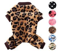 Pijamas de invierno para perros pequeños, pijamas para perros pequeños, pijamas de tamaño mediano, para clima frío, abrigo para mascotas, chihuahua, yorkie, Shih Tzu, disfraces de taza de té