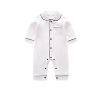 Pijamas de Manga Larga para bebé, Ropa para recién Nacidos de Clase A, Bolsa de casa para bebé de Primavera y otoño, Ropa para Gatear, Ropa para niños Monos Mono Audio Cable