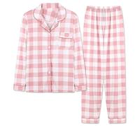 Pijamas de Navidad para mujeres, ropa de dormir mullida, pijama de top suave para mujeres, otoño e invierno, manga larga, chaleco de solapa, traje, pantalones, talla grande, servicio, pijamas