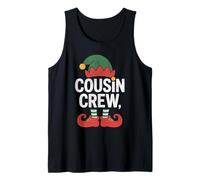 Pijamas de Navidad para primos y niñas a juego Camiseta sin Mangas