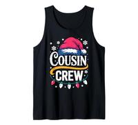 Pijamas de Navidad para primos y niñas a juego Camiseta sin Mangas