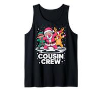 Pijamas de Navidad para primos y niñas a juego Camiseta sin Mangas