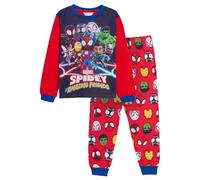 Pijamas de Spidey y Sus increíbles Amigos para niños, Conjunto de Pijamas de Spider-Man, Hulk, Iron Man, Pantera Negra, Gwen Miles Morales, Ropa de Dormir