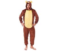 Pijamas Enteros de Animales Adultos Unisex (Tallas de Adultos S a L) Disfraz Pijama Oso Pardo Mono Enterizo Adulto Carnaval Fiestas【Talla L】