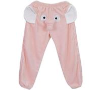 Pijamas Jumbo Trunks, pantalones de elefante for hombres y mujeres, divertidos y suaves pantalones de pijama con trompa de elefante, pijamas de elefante for hombres (Color : Pink Long, Size : M)
