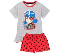 Pijamas milagrosas Chicas Mariquita superhéroe Camiseta y largas o Pantalones co 4-5 años