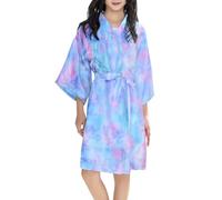 Pijamas Niña Invierno 6 Años - Albornoz para Niños Ropa Verano Estampado para Niñas Kimono para Bebés Batas Ropa Dormir para Niños Abrigo Y Chaqueta para Niñas (Blue 2-3 Years)