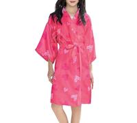 Pijamas Niña Invierno Polar - Albornoz para Niños Ropa Verano Estampado para Niñas Kimono para Bebés Batas Ropa Dormir para Niños Abrigo Y Chaqueta para Niñas (Watermelon Red 2-3 Years)