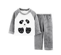 Pijamas Niño Gruesos Niños Pequeños Invierno Fuzzy Fleece Niños Niñas Coral Terciopelo Niñas Conjunto de Ropa de Hogar para Niños