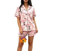 Pijamas para Damas 2022 Ropa Navidad Personalizado Largos Amamantar Abuelas Orgánico 4XL Satinado Dulce Amarilla Solapa Dulces 52 Peto Atrevidas Economicos Esposos Usar Romanticos