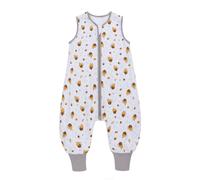 Pijamas para niños, mono Fino sin Mangas con aberturas, de 2 Vías creballeras, ropa de dormir para niños de 1 A 4 años, Manta para dormir para niños y niños