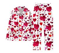 Pijamas para Parejas Navidad Batas Grandes Tirantes Largos Peluche Pieza Juvenil Estar Verde Trasera Calientita Leopardo Perritos Maternas Tartan Consentidas Femenina Lactar Rojas