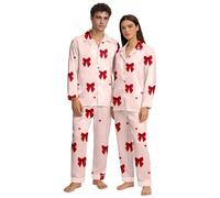 Pijamas Pareja Personalizados Embarazada Entero Elegantes Vestido Hija Económicas Azul Beige Lazo Especiales Adulto Conejita Roja Onesie Traje Animados Pink Buena Usar Polares