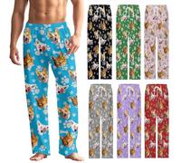 Pijamas Personalizados con Foto, Pantalones de Pijama con Cara de Perro/Gato para Hombres y Mujeres, Regalos Personalizados para Amantes de las Mascotas (Diseño 2)