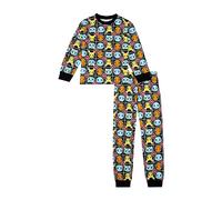 Pijamas Pokémon para niños, set de pijama Pikachu, para niños de 5 a 12 años, Negro, 8-9 años