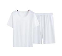 Pijamas premium for hombres grandes y altos, esenciales for el hogar, conjunto de descanso suave y elástico, ropa de dormir con cintura elástica transpirable, ropa de dormir relajante for la oficina e
