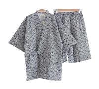 Pijamas premium for hombres grandes y altos, esenciales for el hogar, conjunto de descanso suave y elástico, ropa de dormir con cintura elástica transpirable, ropa de dormir relajante for la oficina e