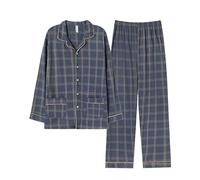 Pijamas premium for hombres grandes y altos, esenciales for el hogar, conjunto de descanso suave y elástico, ropa de dormir con cintura elástica transpirable, ropa de dormir relajante for la oficina e