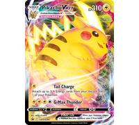 Pikachu VMAX SWSH286 Jumbo OS Pokemon Tarjeta promocional (SWSH Promo Series) + TitanCards® Toploader