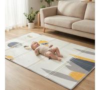 PikatoyZ® Colchoneta Bebe Suelo | Alfombra Juegos Bebés Acolchada con Bolsa de Transporte | 180x120 cm Baby Playmat, Alta Densidad, Material Espuma XPE | Alfombra Gateo Bebé Suelo Plegable