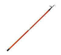 Pike Pole, gancho de rescate aislado de fibra de vidrio, diseño de dos secciones para operaciones de ruptura, arrastre y tracción, 3 m de longitud