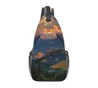 Pikes Peak, Colorado Mochila Pecho Hombro Crossbody Comodidad Bolsa De Pecho Para Acampar Ciclismo Mujeres
