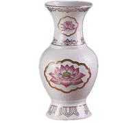 PIKITER Jarrón de Buda for flores, botella purificadora de agua Guanyin de cerámica de 20 cm for suministros budistas y decoración del hogar, 1 unidad