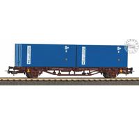 PIKO 58755 Vagón Productos Plataforma FS Con 2 Contenedor 20' " Lloyd Trieste"