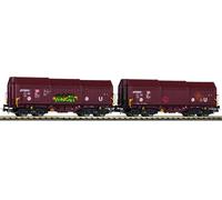 PIKO 72246 Teleskophaupenwagen Set 2 Piezas Graffiti DB Ag Ep.vi Ho Nuevo