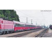 Piko Eurofima 58225 - Juego de 3 palancas de tracción rápidas (1 x 1, 2 x 2 KL. ÖBB IV), Color Rojo