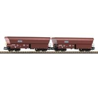 PIKO H0 28339 - Set De 2 Vagones De Carga Schüttgut Falns RBH VI Nuevo