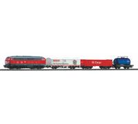 Piko H0 57154 - Set De Inicio Con Base BR 218 DB CARGO Con 3 Vagonetas Nuevas