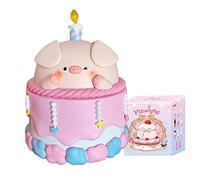 Piko Pig Postre Series Blind Box Action Figures Mystery Box Cute Random Toys Birthday Gift Christmas Collectible Toy for Desktop Ornaments, 1PC
