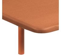 PIKOLIN I Base tapizada Transpirable Tejido Cerezo 3D I 135x190 I Estructura Reforzada, Alta Durabilidad y garantía I 4 Patas Color Cerezo incluídas I Entrega y Montaje Dentro de Dormitorio Incluido