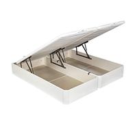 PIKOLIN Canapé Abatible de Almacenaje AIRBOX | Color Blanco | 180x200 | 2 Canapés Abatibles 90x200 Unidos | Servicio de Entrega Premium Incluido