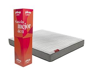 PIKOLIN Colchón PIKUP Live | Viscoelástico y Espuma HR | Firmeza Alta | Altura 22cm | Confort Alto | Ventilación Alta | 140x190