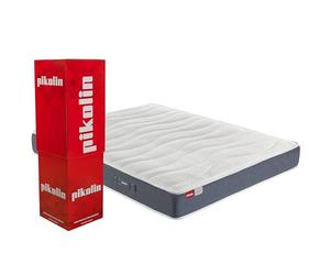 PIKOLIN Colchón Sostenible Muelles Galeón Compact | 150x200 | Colchón Enrollado de Muelles Ensacados y Viscoelástica | Firmeza Media y Gran Transpirabilidad | 24 cm | Protección Triple Barrera