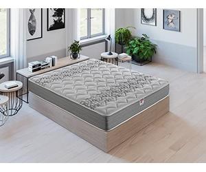 PIKOLIN Colchón Viscoelástico Carbono | 150x200 | Gama Alta | Máxima Calidad y Confort | Firmeza Media | Altura 24 cm | Egeo