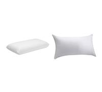Pikolin Home - Almohada Viscoelástica Fibra - 75x35 cm & Funda de Almohada 100% algodón cutí Completamente Transpirable confeccionada con Tratamiento antiencogimiento