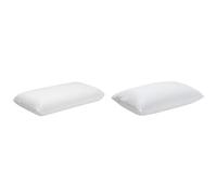 Pikolin Home - Almohada Viscoelástica Fibra - Hipoalergénica, Doble Funda, Firmeza Alta, para Dormir de Lado, 135x35 cm & Funda de Almohada Algodón de Rizo Aloe Vera, Impermeable, Transpirable