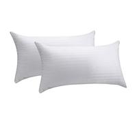 Pikolin Home - Pack de 2 Fundas de Almohada 100% algodón cutí Completamente Transpirable confeccionada con Tratamiento antiencogimiento, 90x40cm (Pack de 2)
