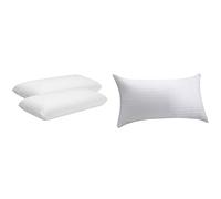 Pikolin Home - Pack Descanso Viscoelástico: 2 Almohadas Viscoelásticas de Hotel 60 cm + Funda de Algodón Antiencogimiento, Transpirable, Extrasuave y Lavable a 60°C