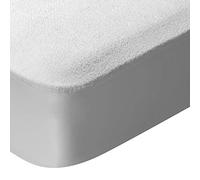 Pikolin Home - Protector de Colchón Impermeable Rizo y Transpirable Absorbente, Certificado Oeko-Tex, para Cama de 135, hasta 32 cm de Altura - Cubrecolchón 135 x 190/200 cm