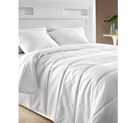 Pikolin Home - Edredón Verano Cama 160, Relleno Nórdico 250x220 cm, Fibra 150 gr Antiácaros, Transpirable, Ligero y Suave