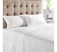 Pikolin Home - Sábana Bajera Ajustable - 100% Algodón, Transpirable, Muy Suave, Resistente