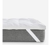 Pikolin Home - Topper Microfibra Antialérgico 160x190, contra Ácaros, Bacterias y Moho, Sobrecolchón, Cubrecolchón, Colchoncillo