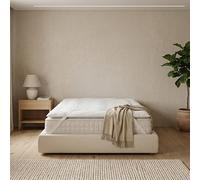 Pikolin Home - Topper Microfibra Antialérgico 90x190, contra Ácaros, Bacterias y Moho, Sobrecolchón, Cubrecolchón, Colchoncillo