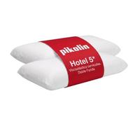 Pikolin Home - Almohada Viscoelástica 75 cm (2 Unidades), de Hotel - Adaptabilidad al Cuello, Hipoalergénica, Firmeza Media,para Dormir Todas las Posturas, Doble Funda, Transpirable y Suave