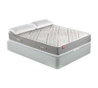 PIKOLIN Pack Colchón Arce + Canapé Blanco + 2 Almohadas Montaje Incluido