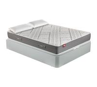PIKOLIN Pack Colchón Elan + Canapé Blanco + 2 Almohadas Montaje Incluido